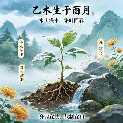 乙木生于酉月是什么格局，乙木日主生在酉月如何取用神
