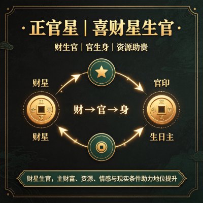 盲派命理口诀,顺口溜及深度讲解——正官篇