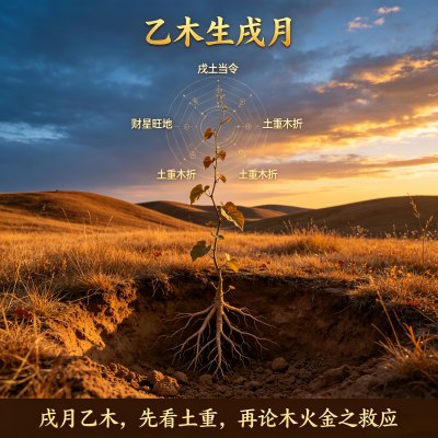 乙木生于戌月是什么格局，乙木日主生在戌月如何取用神