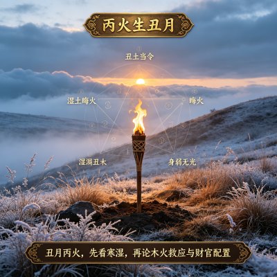 丙火生于丑月是什么格局,丙火日主生在丑月如何取用神