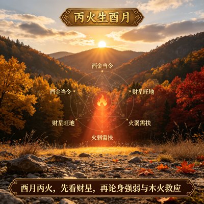 丙火生于酉月是什么格局,丙火日主生在酉月如何取用神