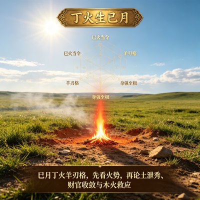 丁火生于巳月是什么格局,丁火日主生在巳月如何取用神