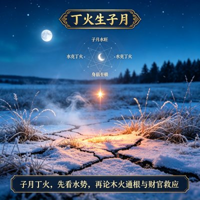 丁火生于子月是什么格局,丁火日主生在子月如何取用神