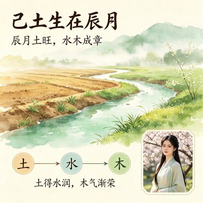 己土生于辰月是什么格局,己土日主生在辰月如何取用神