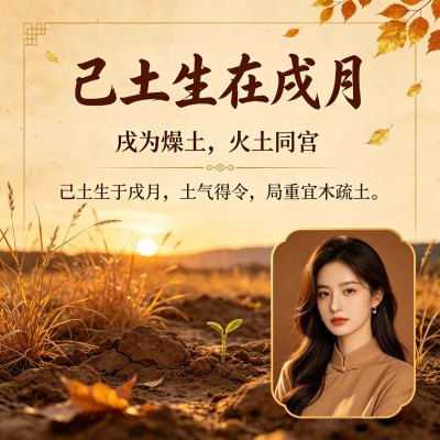 己土生于戌月是什么格局，己土日主生在戌月如何取用神
