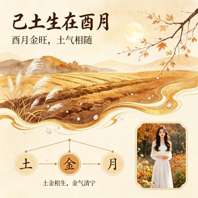 己土生于酉月是什么格局,己土日主生在酉月如何取用神