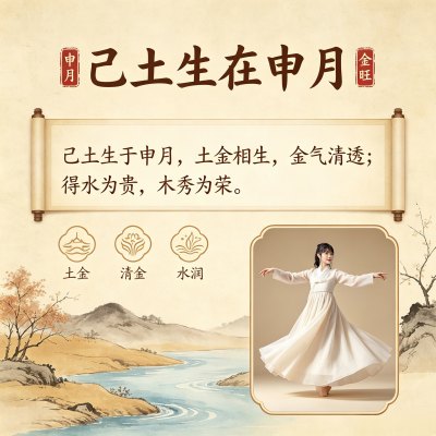 己土生于申月是什么格局，己土日主生在申月如何取用神