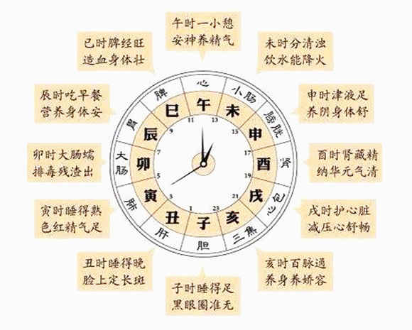 十二时辰对照表