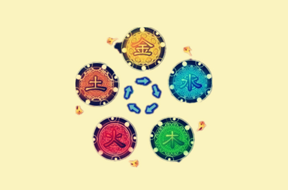 金木水火土五行颜色
