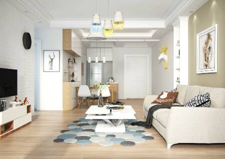 客厅地板什么颜色风水好