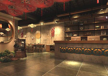 火锅店收银台风水