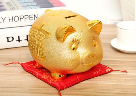 金猪存钱罐摆放风水