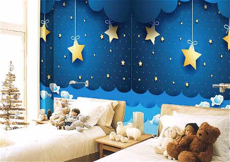 风水中儿童墙纸