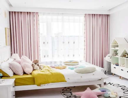 儿童房窗帘颜色风水